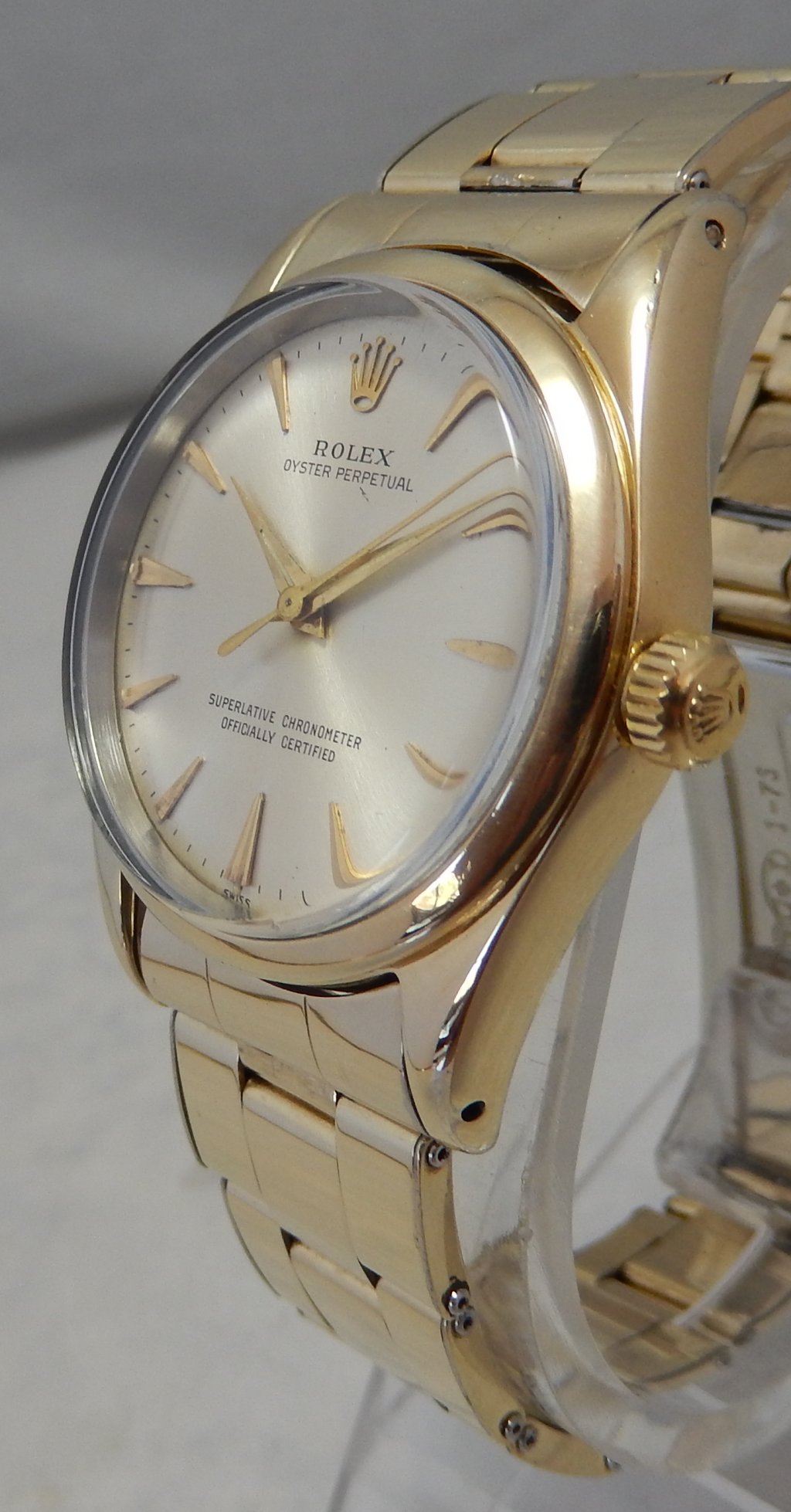 Details about Rolex Oyster Perpetual Gold Capped Model 1014 Mens Watch All Original 1960s