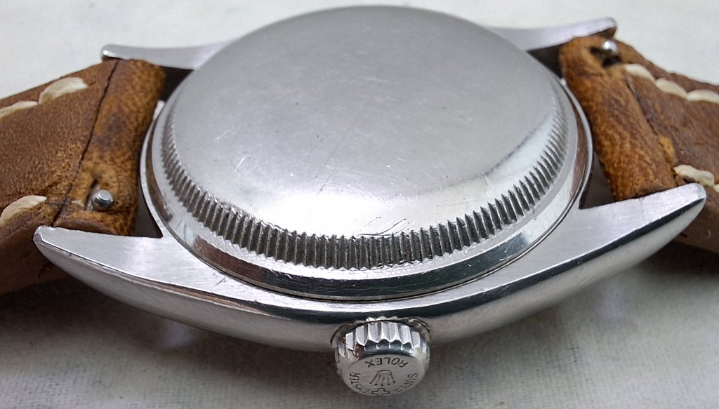 Rolex 6098 Pre Explorer Bubble Back Ovettone 36mm Orig Dial